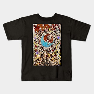 Mooning the Sun Kids T-Shirt